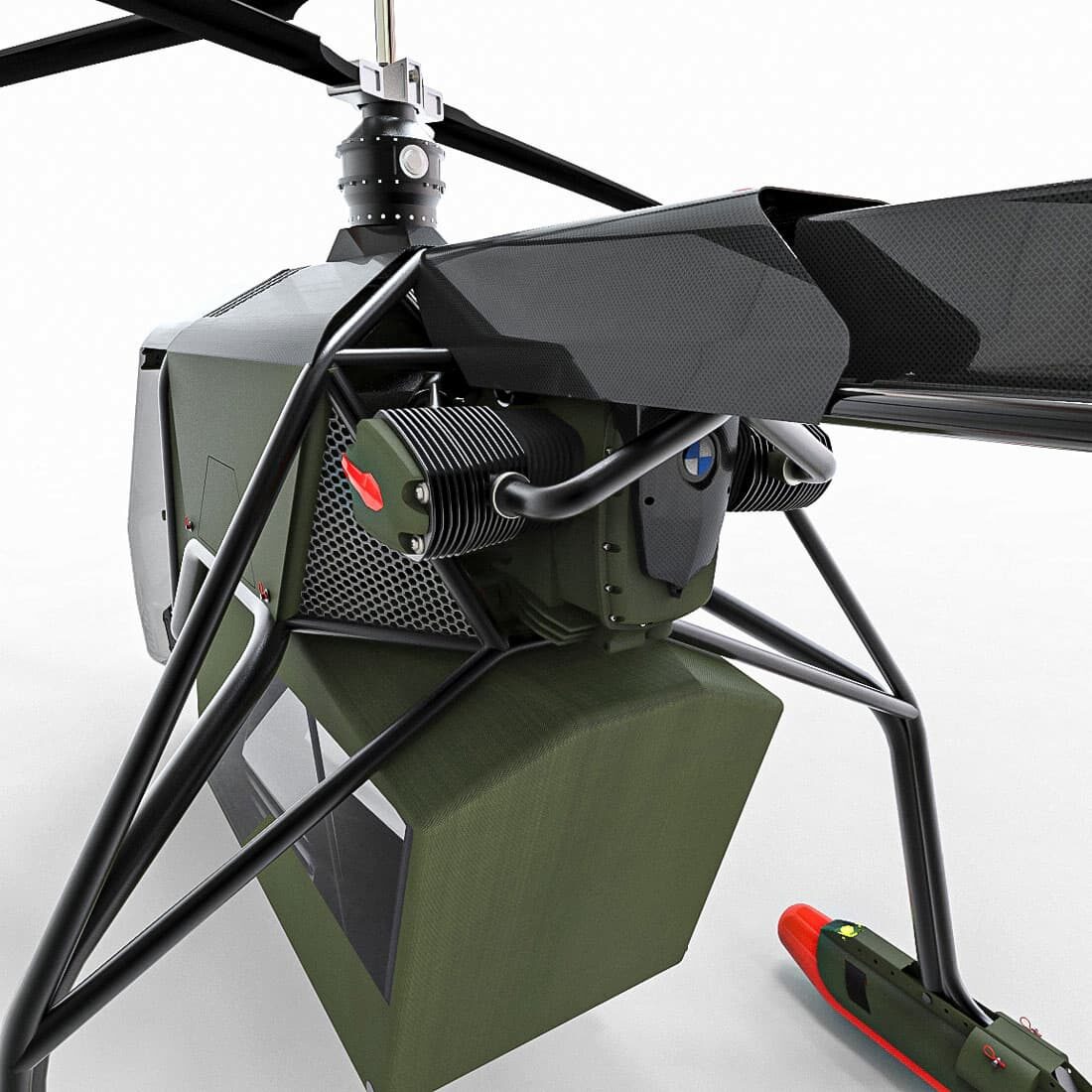 Miquadra design-elicottero-multiruolo-EUMAC 09-coassiale-bmw-motor-sport