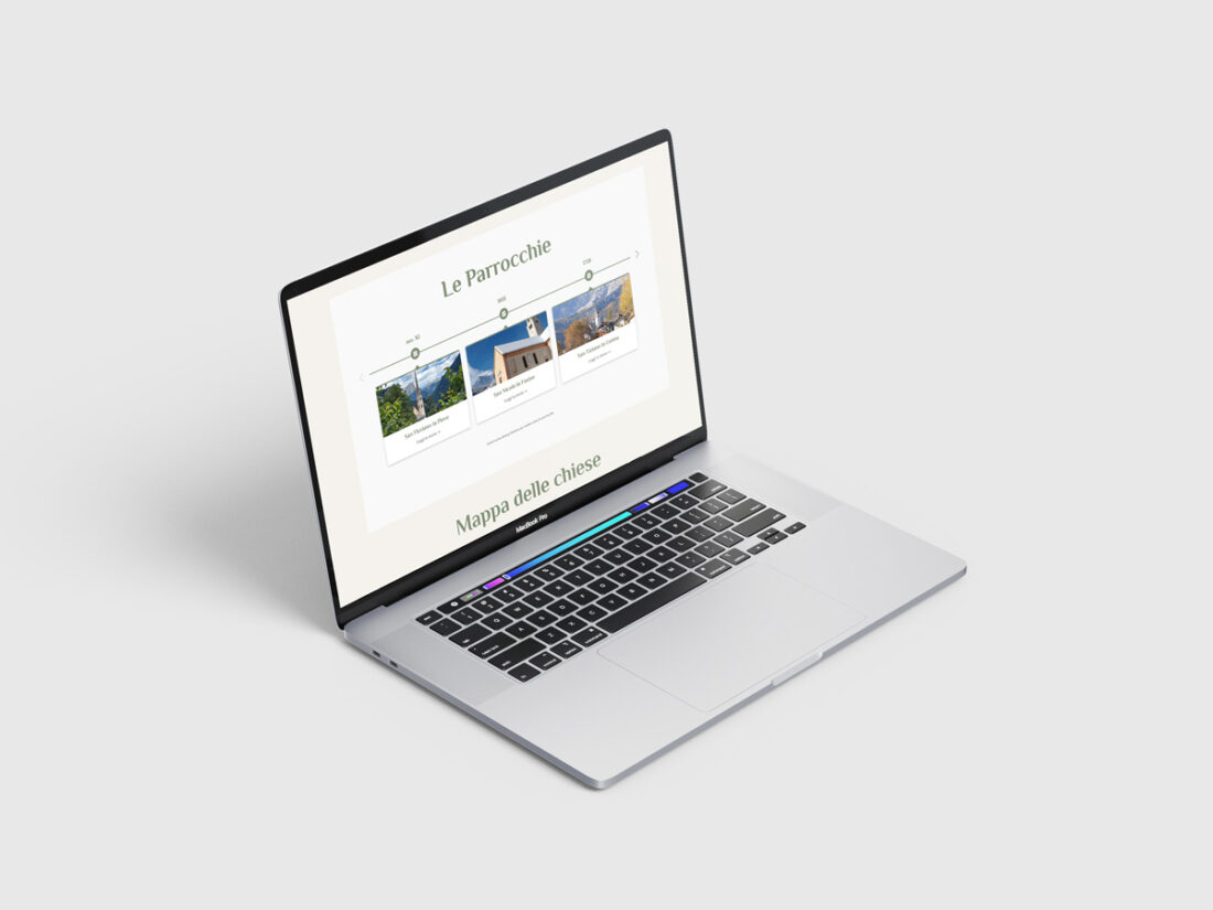 Sito Web Parrocchia Pieve di Zoldo - MQD miquadra Design