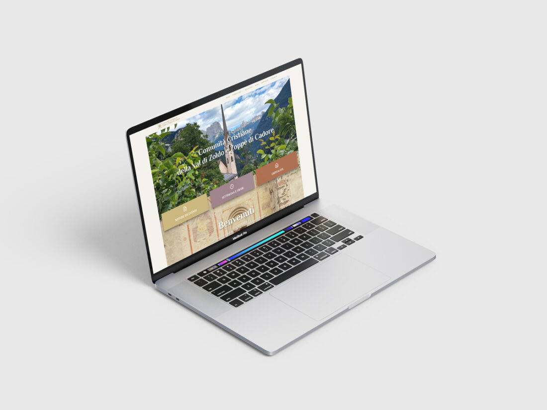 Sito Web Parrocchia Pieve di Zoldo - MQD miquadra Design