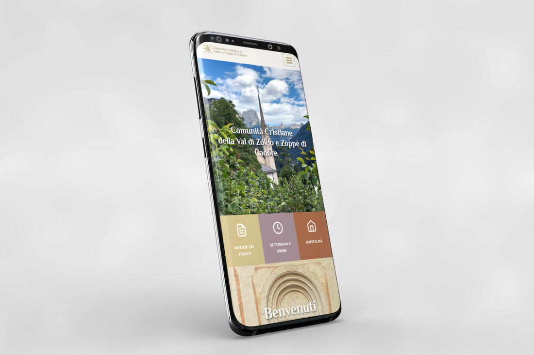 Sito Web Parrocchia Pieve di Zoldo - MQD miquadra Design